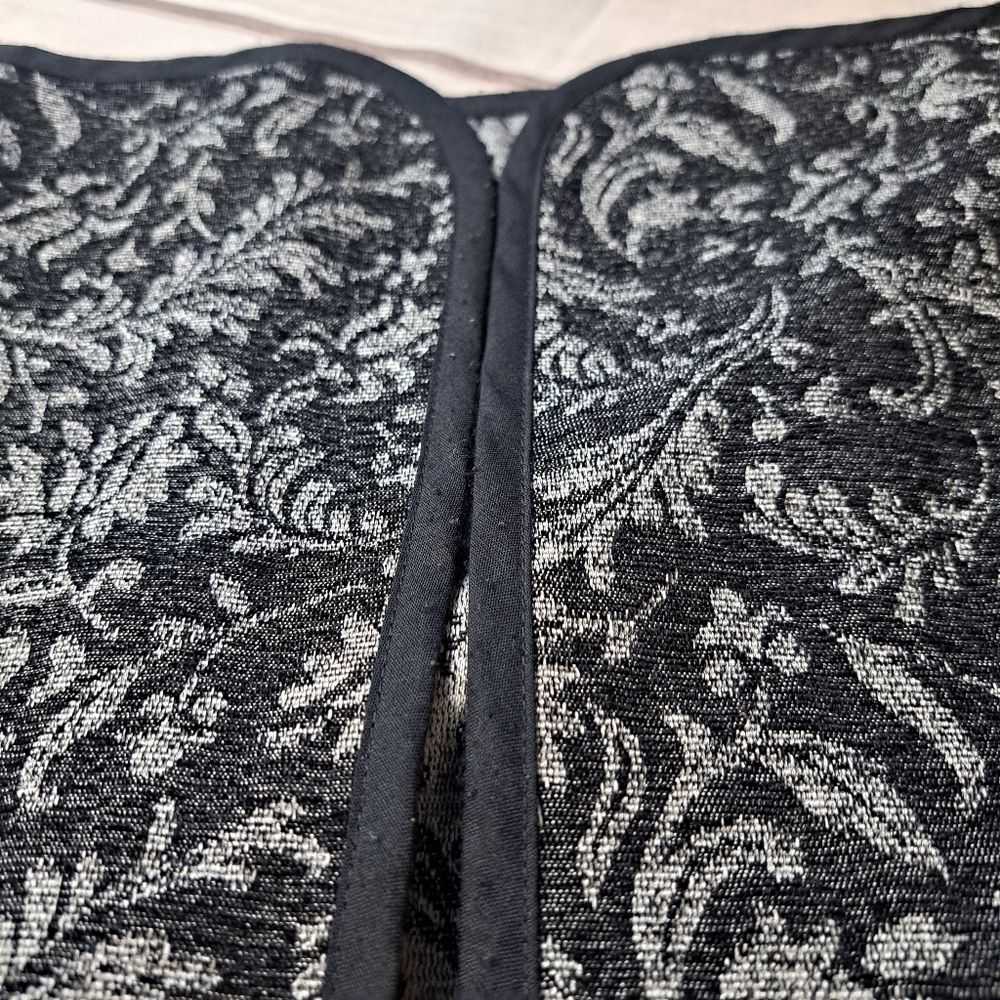 BonWorth XS Petite Tapestry Open Front Jacket - Picture 9 of 9